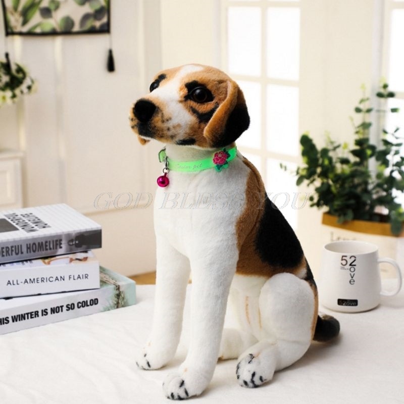 Pet Glowing Collars with Bells Glow at Night Dogs Cats Necklace Light Luminous Neck Ring Accessories Drop Shipping
