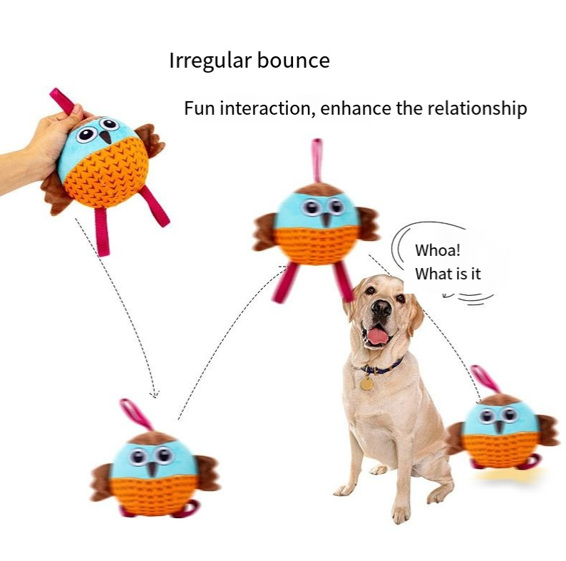 Dog toys inflatable balloons bouncin interactive play with humans and pets relieving boredom touring training dog ball supplies